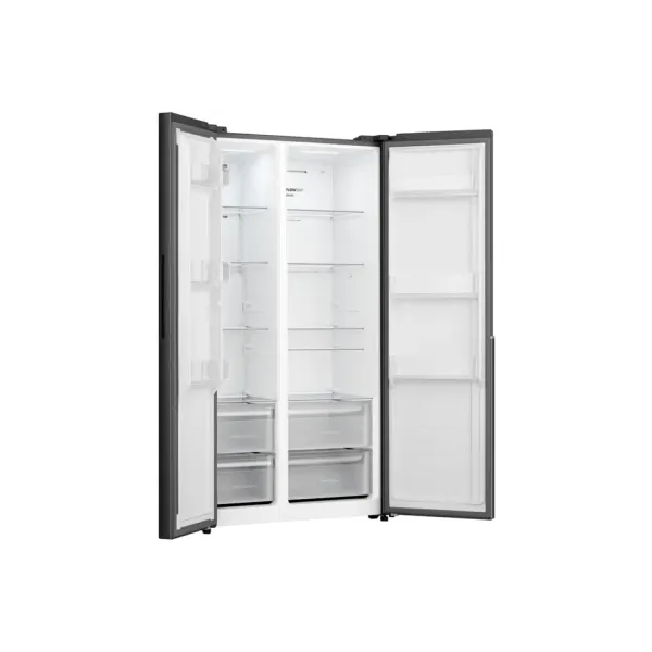 Холодильник 179х62х92см, 345(186)л, А+, NF+, инв., черный Gorenje (NRS917E41BX) - Фото 6