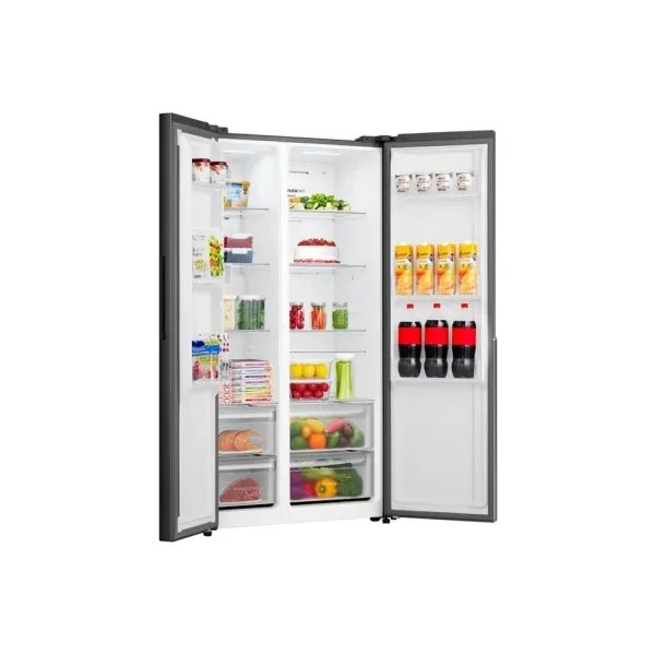 Холодильник 179х62х92см, 345(186)л, А+, NF+, инв., черный Gorenje (NRS917E41BX) - Фото 8