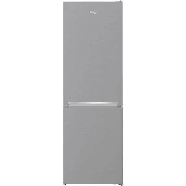 Холодильник 186x60x67, 215/109л, E, NF, нерж. Beko (RCNA366K40XBN)