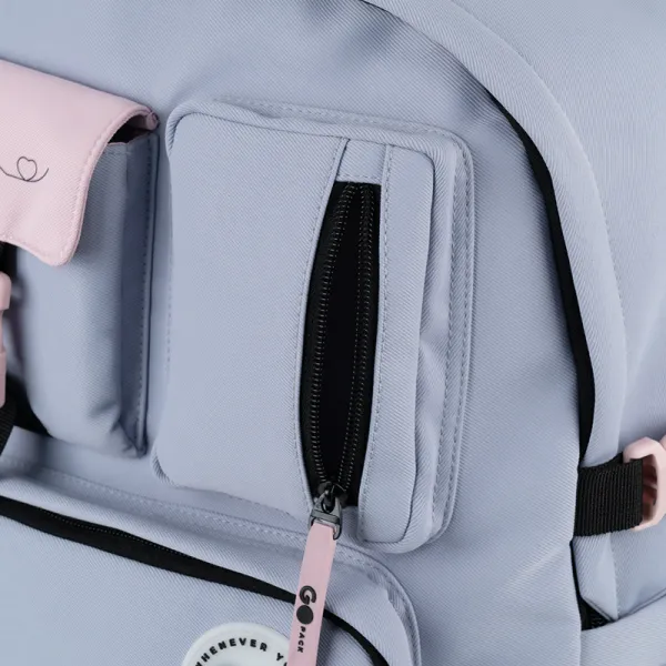 Рюкзак шкільний підлітковий GoPack Education Teens 2500L Сірий (GO26-2500L-1) - Фото 10