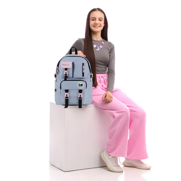 Рюкзак шкільний підлітковий GoPack Education Teens 2500L Сірий (GO26-2500L-1) - Фото 18