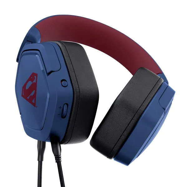 Гарнитура проводная 3.5мм GXT492SM Carus Superman edition, синяя Trust (25739_TRUST) - Фото 4
