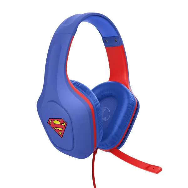 Гарнитура проводная 3.5мм GXT415SM Zirox Superman edition, синяя Trust (25738_TRUST) - Фото 1