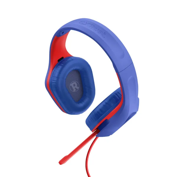 Гарнитура проводная 3.5мм GXT415SM Zirox Superman edition, синяя Trust (25738_TRUST) - Фото 3