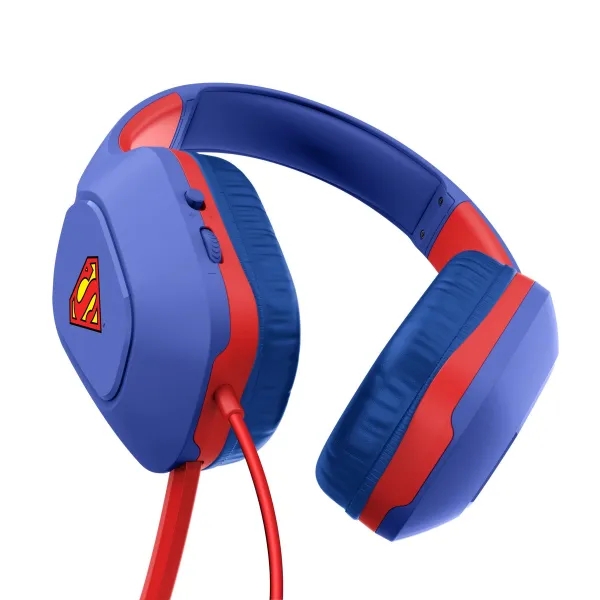 Гарнитура проводная 3.5мм GXT415SM Zirox Superman edition, синяя Trust (25738_TRUST) - Фото 4