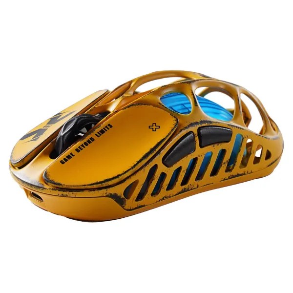 Мышь BT/WL/USB-A RGB Mercury X, Battle-Worn Yellow GravaStar (GS_X_YLW) - Фото 2