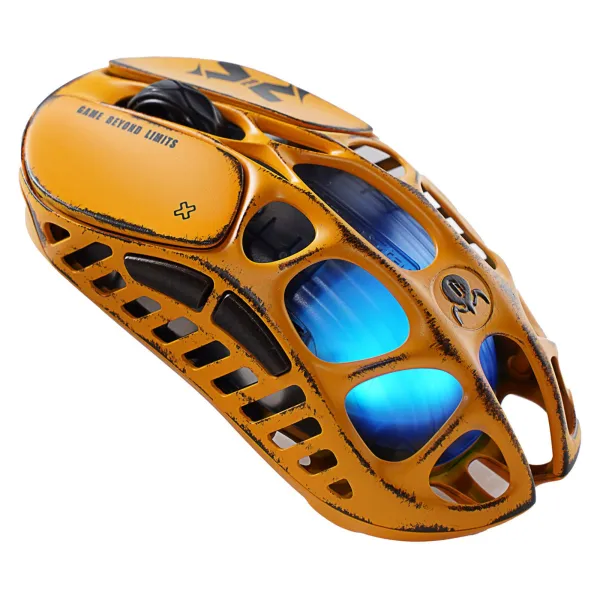 Мышь BT/WL/USB-A RGB Mercury X, Battle-Worn Yellow GravaStar (GS_X_YLW) - Фото 4
