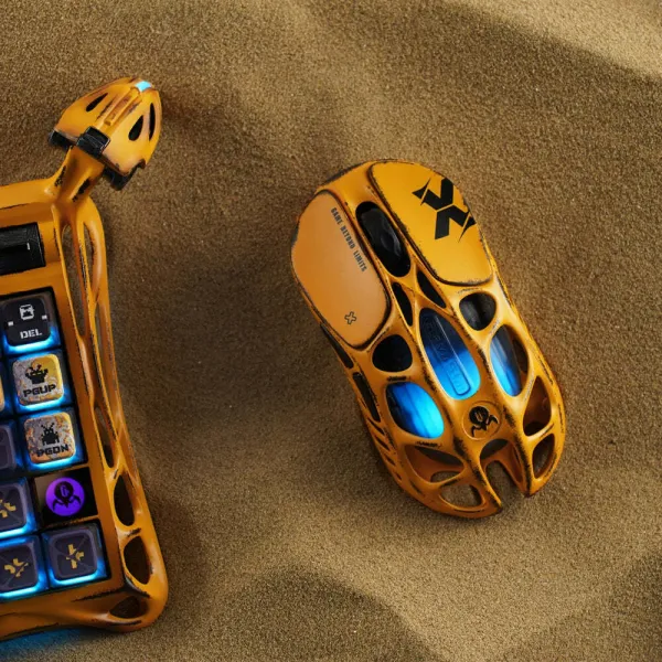 Мышь BT/WL/USB-A RGB Mercury X, Battle-Worn Yellow GravaStar (GS_X_YLW) - Фото 9