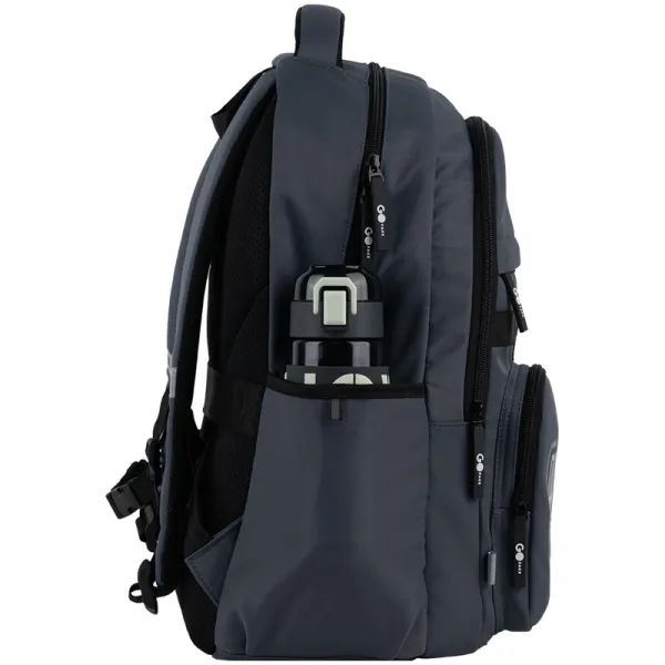 Рюкзак шкільний підлітковий GoPack Education Teens 184 темно-сірий (GO26-184L-4) - Фото 4