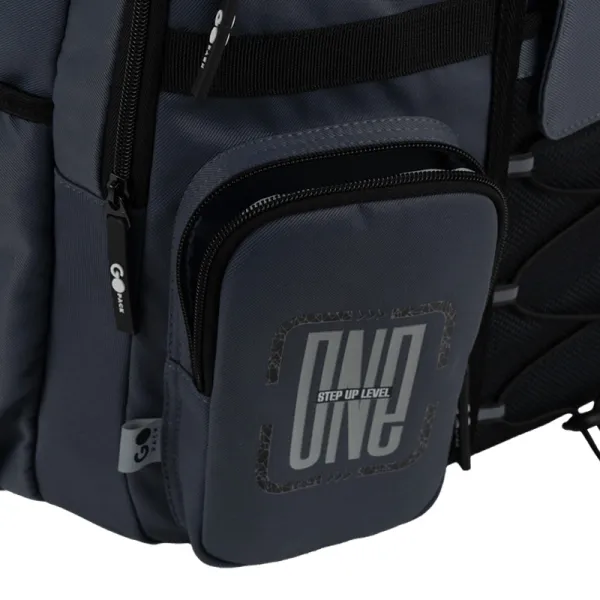 Рюкзак шкільний підлітковий GoPack Education Teens 184 темно-сірий (GO26-184L-4) - Фото 10