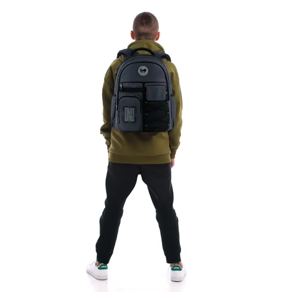 Рюкзак шкільний підлітковий GoPack Education Teens 184 темно-сірий (GO26-184L-4) - Фото 18