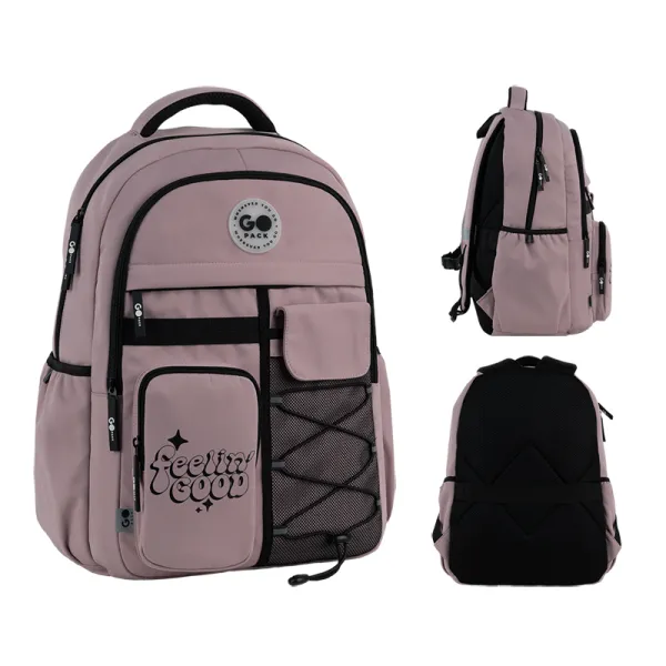 Рюкзак шкільний підлітковий GoPack Education Teens 184 рожевий (GO26-184L-1) - Фото 3