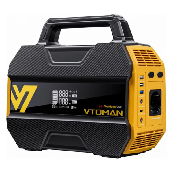 Станция зарядная 300Вт (230 Вт/ч) LiFePo4, MPPT, DC/PD in Vtoman (FlashSpeed 300) - Фото 7