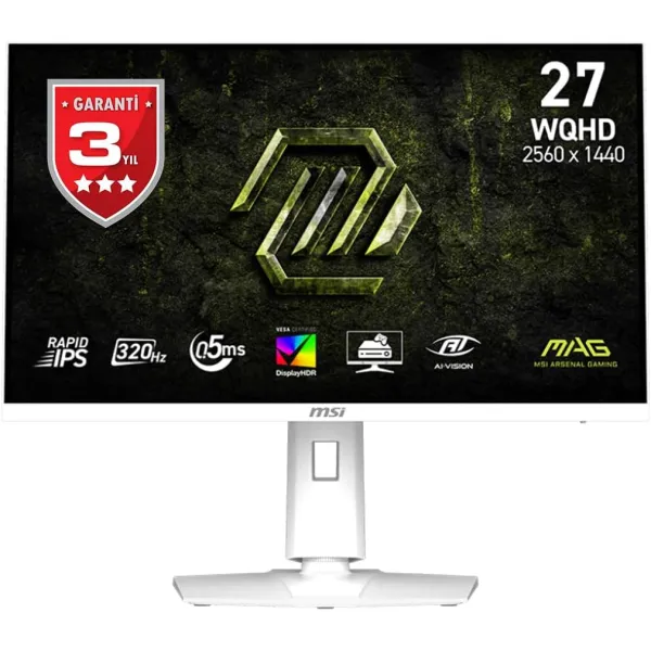 Монитор 27" MAG 274QRFW-X32, IPS, 320Hz MSI (9S6-3CE49H-028)