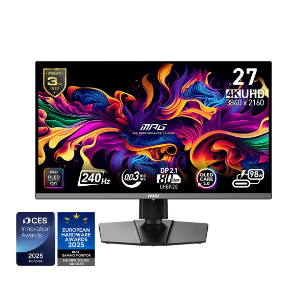 Монитор 26.5" MPG 272URX QD-OLED, 240Hz MSI (9S6-3CD79A-054)