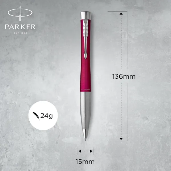 Ручка кулькова Parker URBAN 17 Vibrant Magenta CT BP (30535) - Фото 2