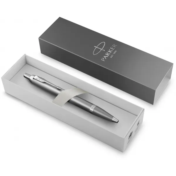 Ручка кулькова Parker IM 17 Rituals Grey CT BP + Пакет Parker Rituals (29 232) - Фото 4