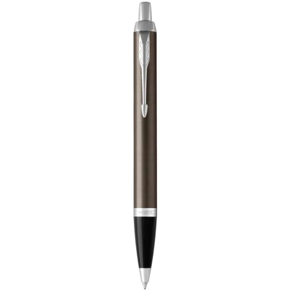 Ручка кулькова Parker IM 17 Brushed Metal GT BP (22 232) - Фото 1