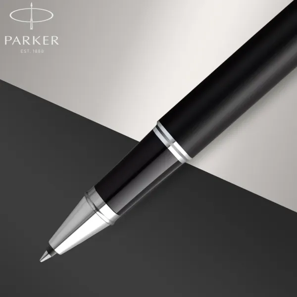 Ручка-роллер Parker IM 17 Matte Black CT  RB (26 121) - Фото 1