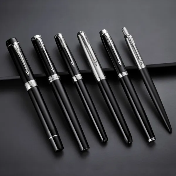 Ручка-роллер Parker IM 17 Matte Black CT  RB (26 121) - Фото 2
