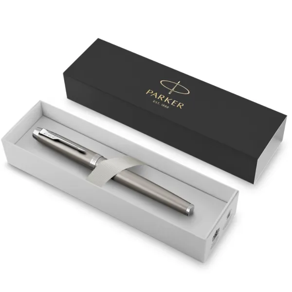 Ручка-роллер Parker IM 17 Stainless Steel CT  RB (26 221) - Фото 3