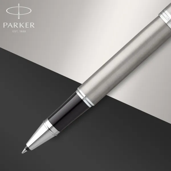 Ручка-роллер Parker IM 17 Stainless Steel CT  RB (26 221) - Фото 4
