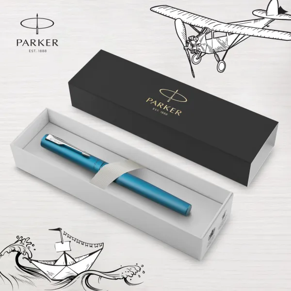 Ручка-роллер Parker VECTOR 17 XL Metallic Teal CT  RB (06 222) - Фото 1