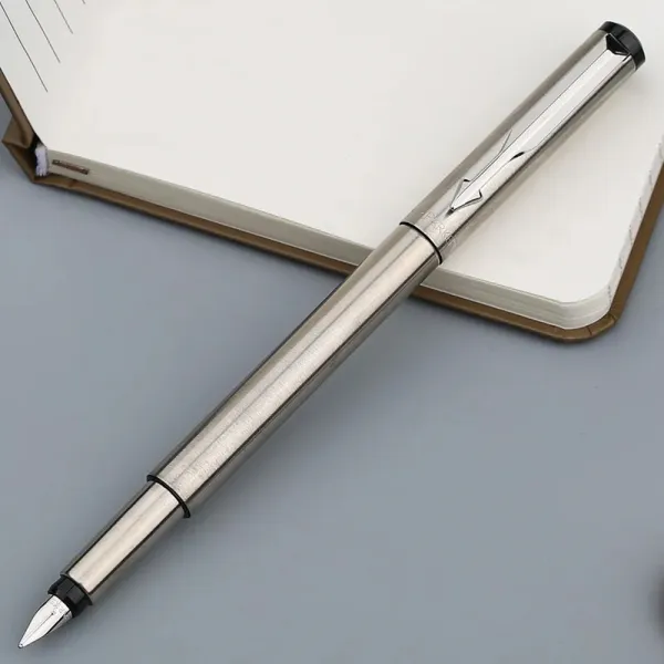 Ручка перьевая Parker VECTOR 17  Stainless Steel  FP F (05 011) - Фото 4