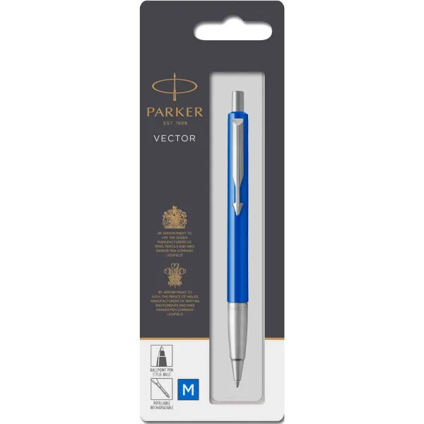Ручка шариковая Parker VECTOR 17  Blue BP блистер (05 736) - Фото 3
