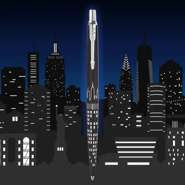 Ручка шариковая Parker JOTTER 17 SE New York Black CT BP (19 432) - Фото 5