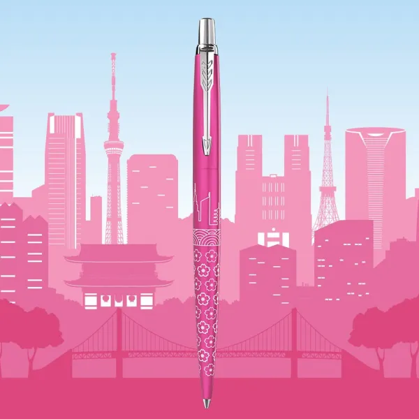 Ручка шариковая Parker JOTTER 17 SE Tokyo Pink CT BP (19 532) - Фото 3