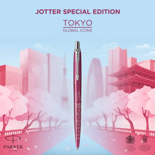 Ручка шариковая Parker JOTTER 17 SE Tokyo Pink CT BP (19 532) - Фото 4
