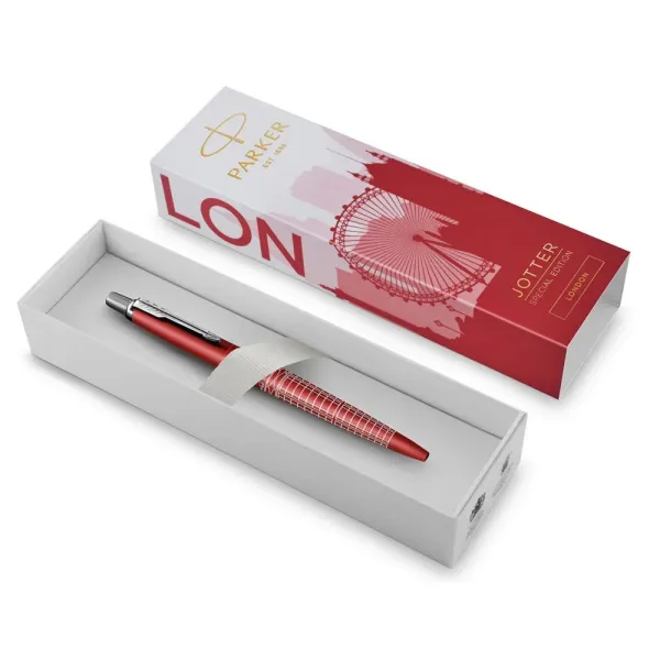 Ручка шариковая Parker JOTTER 17 SE London Red CT BP (19 032_LON) - Фото 5
