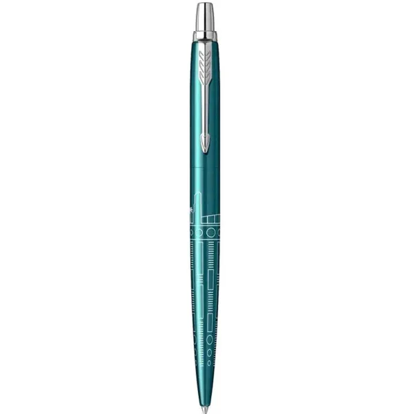 Ручка шариковая Parker JOTTER 17 SE Miami Turquoise CT BP (19 032_MIA) - Фото 5
