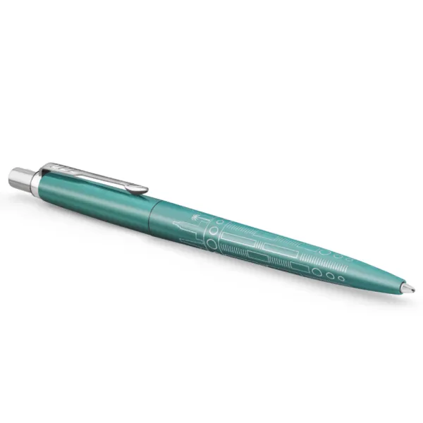 Ручка шариковая Parker JOTTER 17 SE Miami Turquoise CT BP (19 032_MIA) - Фото 5