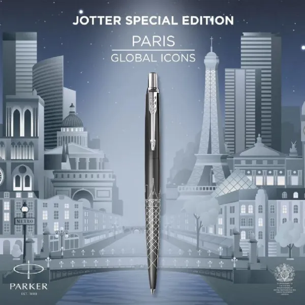 Ручка шариковая Parker JOTTER 17 SE Paris Grey CT BP (19 032_PAR) - Фото 4