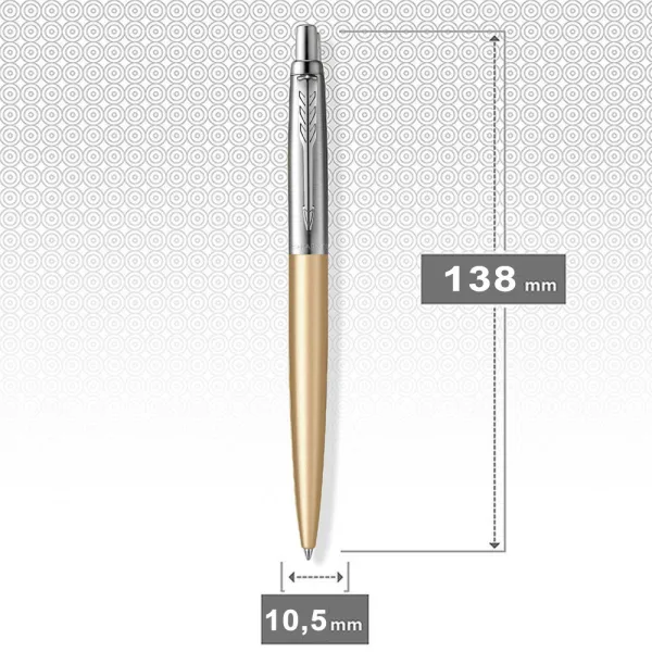 Ручка шариковая Parker JOTTER 17 XL Matt Gold CT BP (13 432) - Фото 1