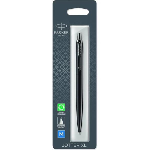 Ручка шариковая Parker JOTTER 17 XL Monochrome Black BT BP блистер (12 436) - Фото 2