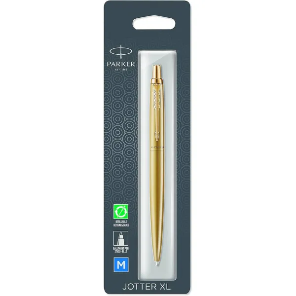 Ручка шариковая Parker JOTTER 17 XL Monochrome Gold GT BP блистер (12 536) - Фото 4