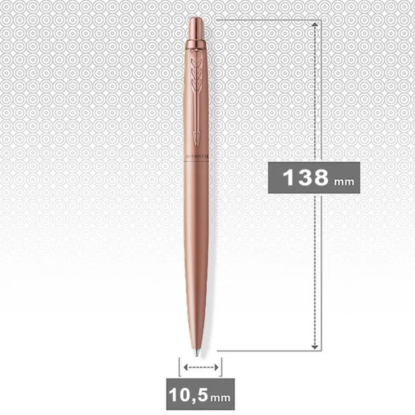 Ручка шариковая Parker JOTTER 17 XL Monochrome Pink Gold PGT BP блистер (12 636) - Фото 2