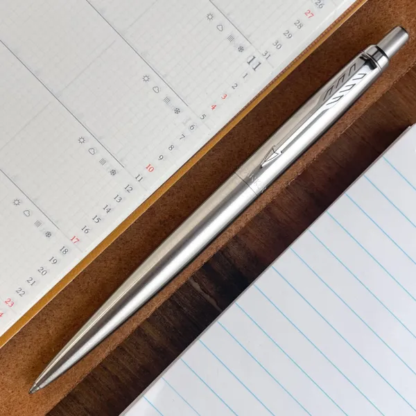 Ручка шариковая Parker JOTTER 17 XL Monochrome Gray CT BP (12 732) - Фото 5