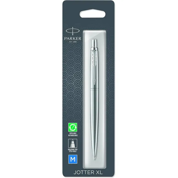 Ручка шариковая Parker JOTTER 17 XL Monochrome Gray CT BP блистер (12 736) - Фото 2