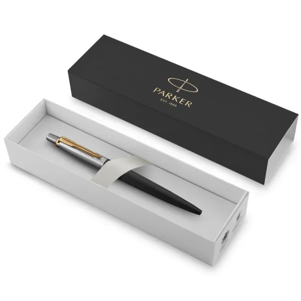 Ручка шариковая Parker JOTTER 17 Bond Street Black GT BP (14 032) - Фото 1