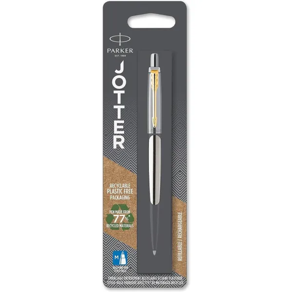 Ручка шариковая Parker JOTTER 17 SS GT BP блистер (16 036) - Фото 1