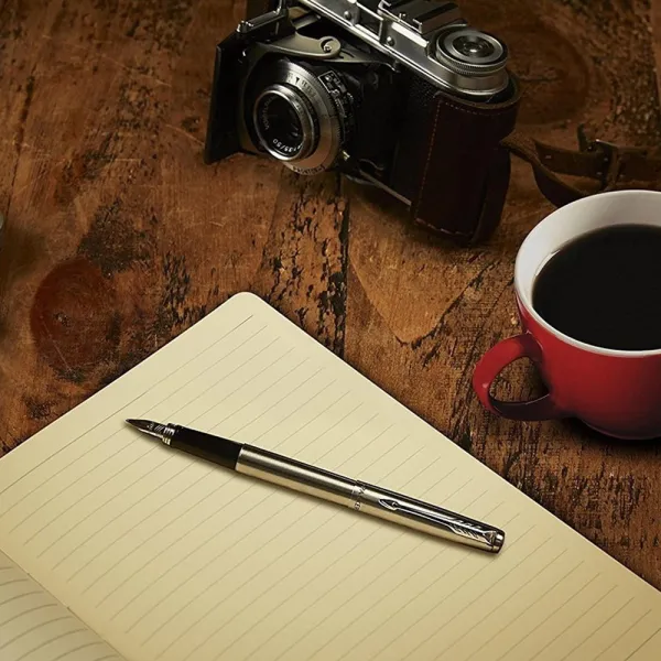 Ручка перьевая Parker JOTTER 17 SS CT  FP M блистер (16 116) - Фото 5
