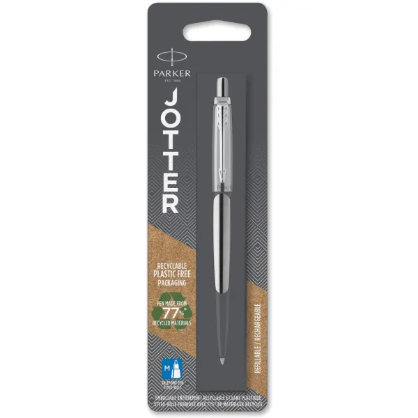 Ручка шариковая Parker JOTTER 17 SS CT BP блистер (16 136) - Фото 3