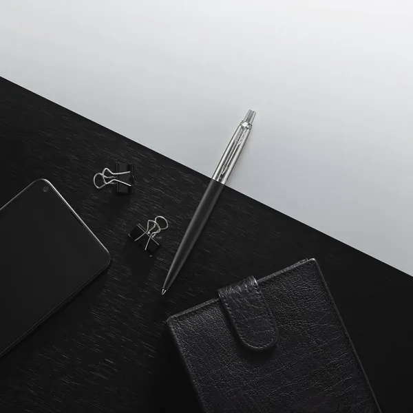 Ручка шариковая Parker JOTTER 17 Bond Street Black CT BP (16 232) - Фото 4