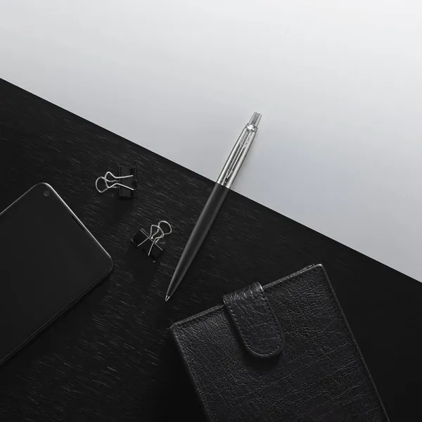 Ручка шариковая Parker JOTTER 17 Bond Street Black CT BP блистер (16 236) - Фото 2