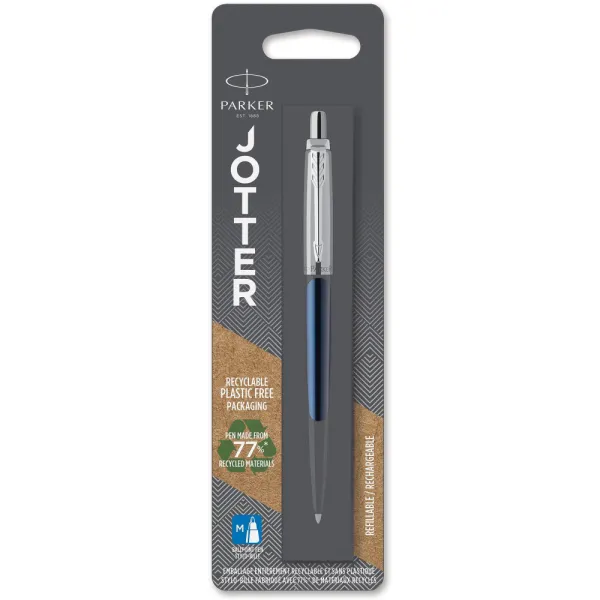 Ручка шариковая Parker JOTTER 17 Royal Blue CT BP блистер (16 336) - Фото 4