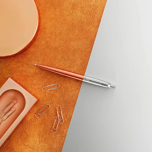 Ручка шариковая Parker JOTTER 17 Chelsea Orange CT BP (16 532) - Фото 6
